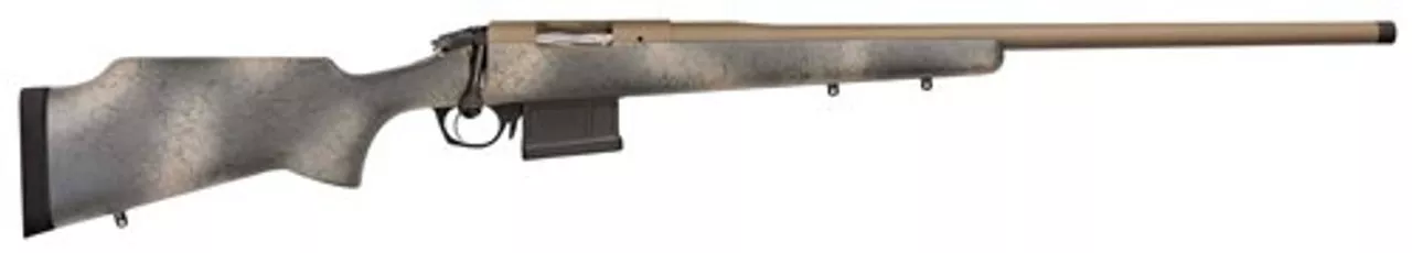 Bergara Approach Rifle 7mm-08 Rem, 22″ Threaded Barrel, Sand Camo
