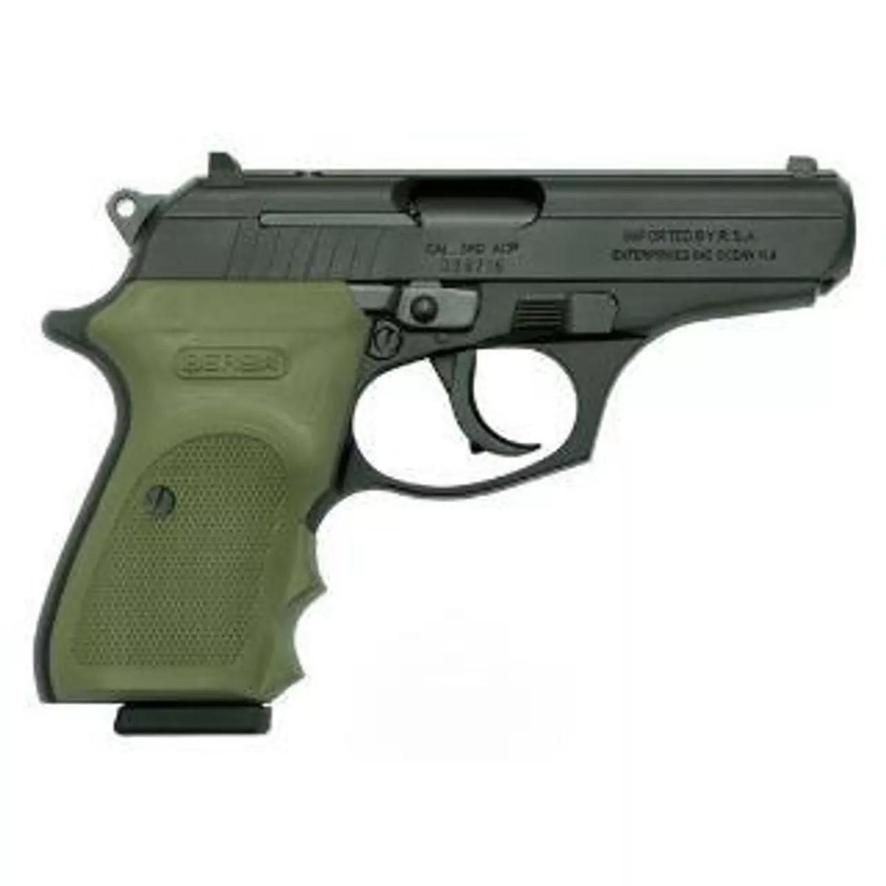 Bersa Thunder 380 Combat Plus, .380 ACP, 3.5″, 15rd, Olive Grips
