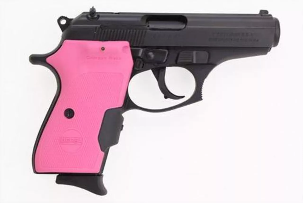 Bersa Thunder .380 with Pink Crimson Trace Laser Grips