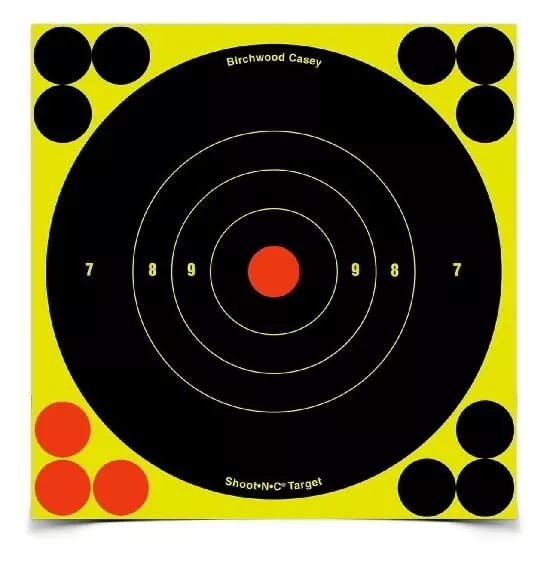 BIRCHWOOD CASEY SHOOT-N-C 8″ BULL'S-EYE 30 PACK