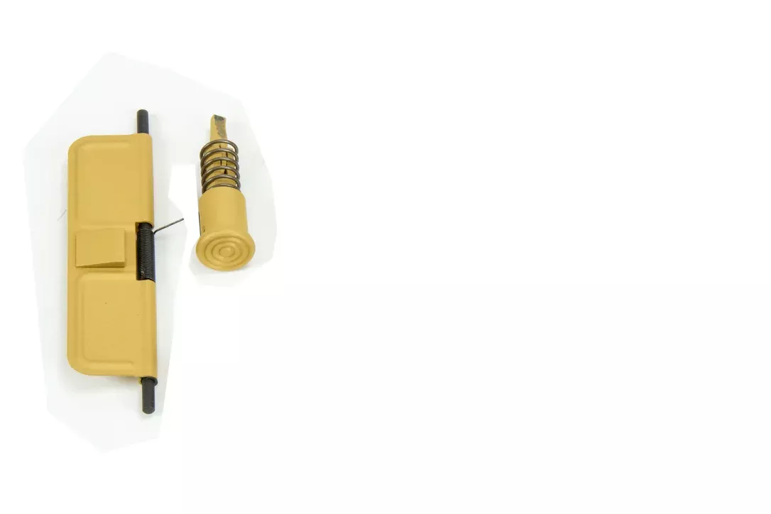BKF Mil-Spec Forward Assist and Ejection Port Cover – Gold Cerakote