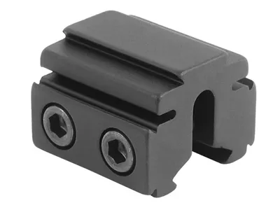 BKL Single 3/8″ or 11mm Tri-Mount Dovetail Riser Mount, 1″ Long, Black