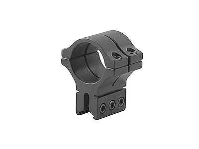 BKL Single 30mm Double Strap Ring, 3/8″ or 11mm Dovetail, 1.263″ Long, Black