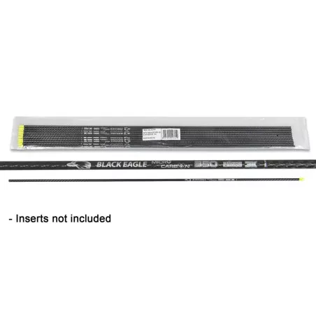 Black Eagle Micro Carbon arrow shaft (10/Pk)