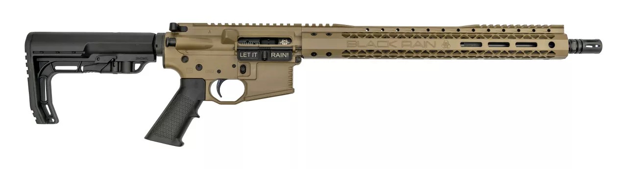 Black Rain Ordnance Fallout15 Billet 5.56/.223, 16″ Barrel, MFT Stock, FDE, 30rd