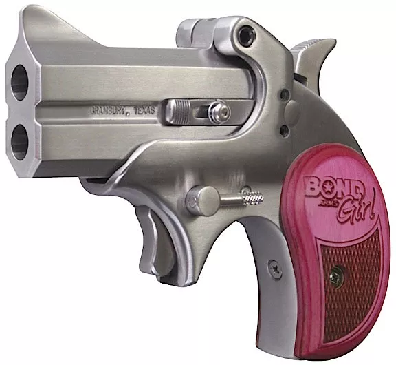 Bond Arms Mini Bond Girl 357 Mag Derringer Pink Wood Grip