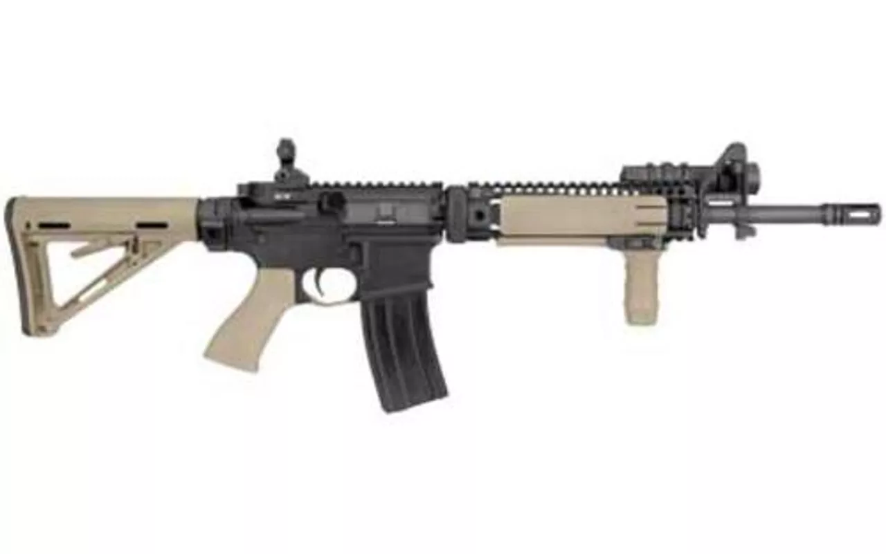 Bravo Co E.A.G. Tactical 223/5.56 14.5″ Barrel Desert Tan Surefire G2 LED Flashlight, VTAC Sling 30 Rd Mag