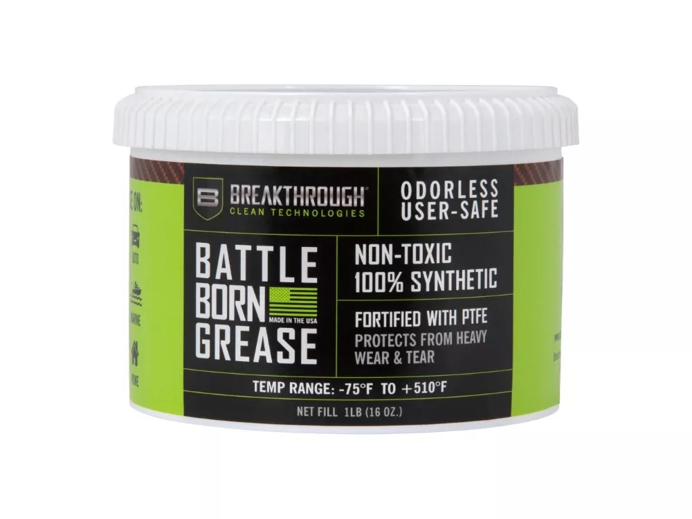 Breakthrough Battle Born Grease w/ PTFE, Clear, 1lb
