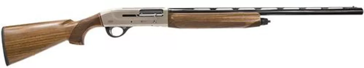 Breda Echo Semi-Auto 12 Ga, 26″ Barrel, 3″ Chamber, Nickel Aluminum Alloy Receiver, Walnut Stock