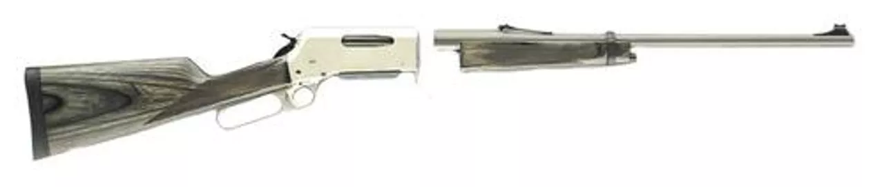 Browning 034015109 BLR Ltwt 81 Takedown SS 22-250 Rem 20″ Barrel, Gray Lam Stock MSS, 4rd