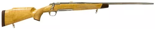 Browning 035332216 X-Bolt White Gold Medallion 7mm-08 Rem 4+1 22″ Stainless Steel Octagon Barrel & Engraved Receiver, Gloss AAA Maple Stock, Rosewood Fore-End & Grip Cap