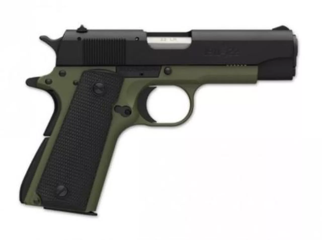 Browning 1911-22 A1- OD S 22LR 4.3″ Barrel OD Green 10 Rd Mag