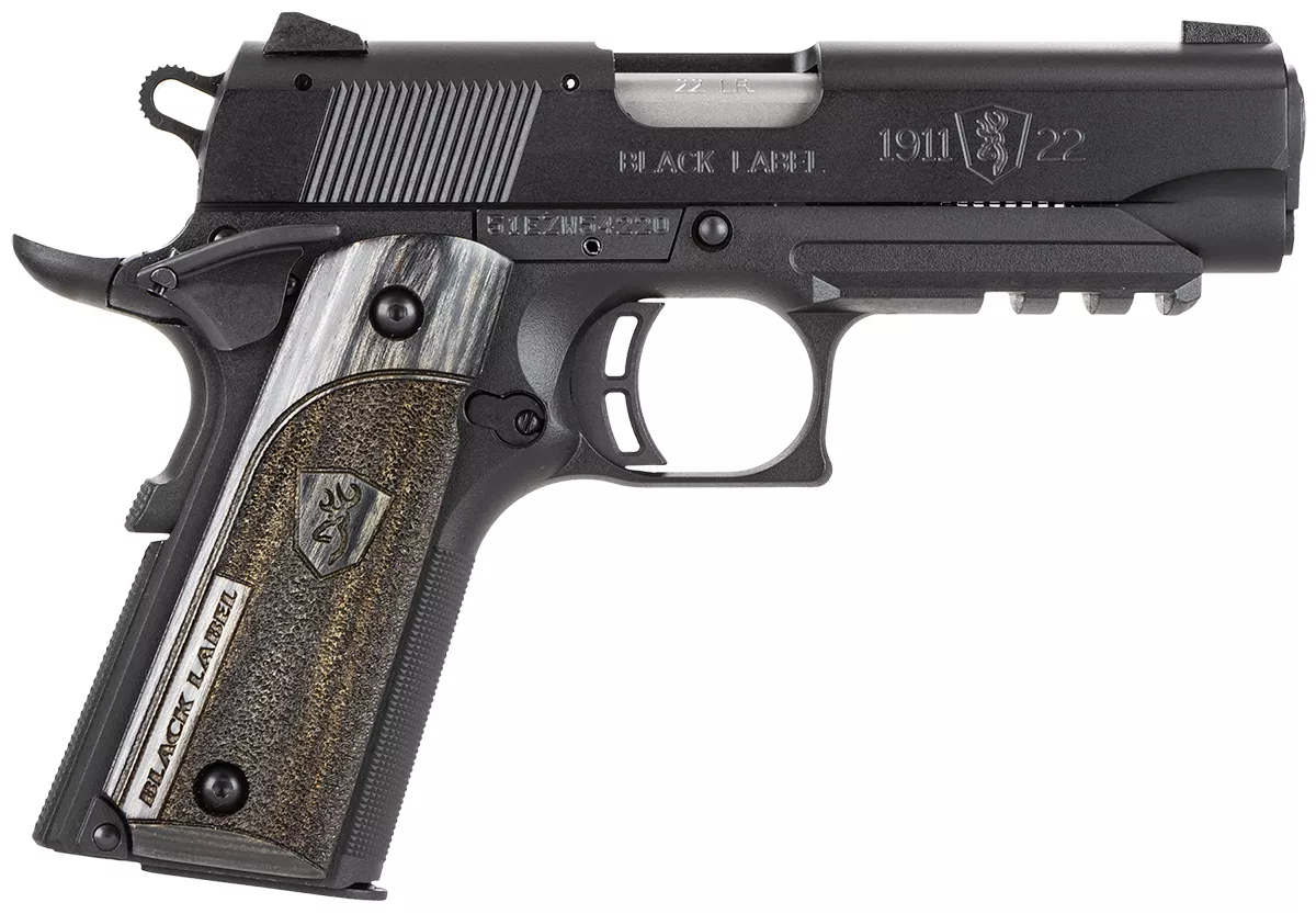 Browning 1911-22 Black Label Laminate Compact 22LR Pistol
