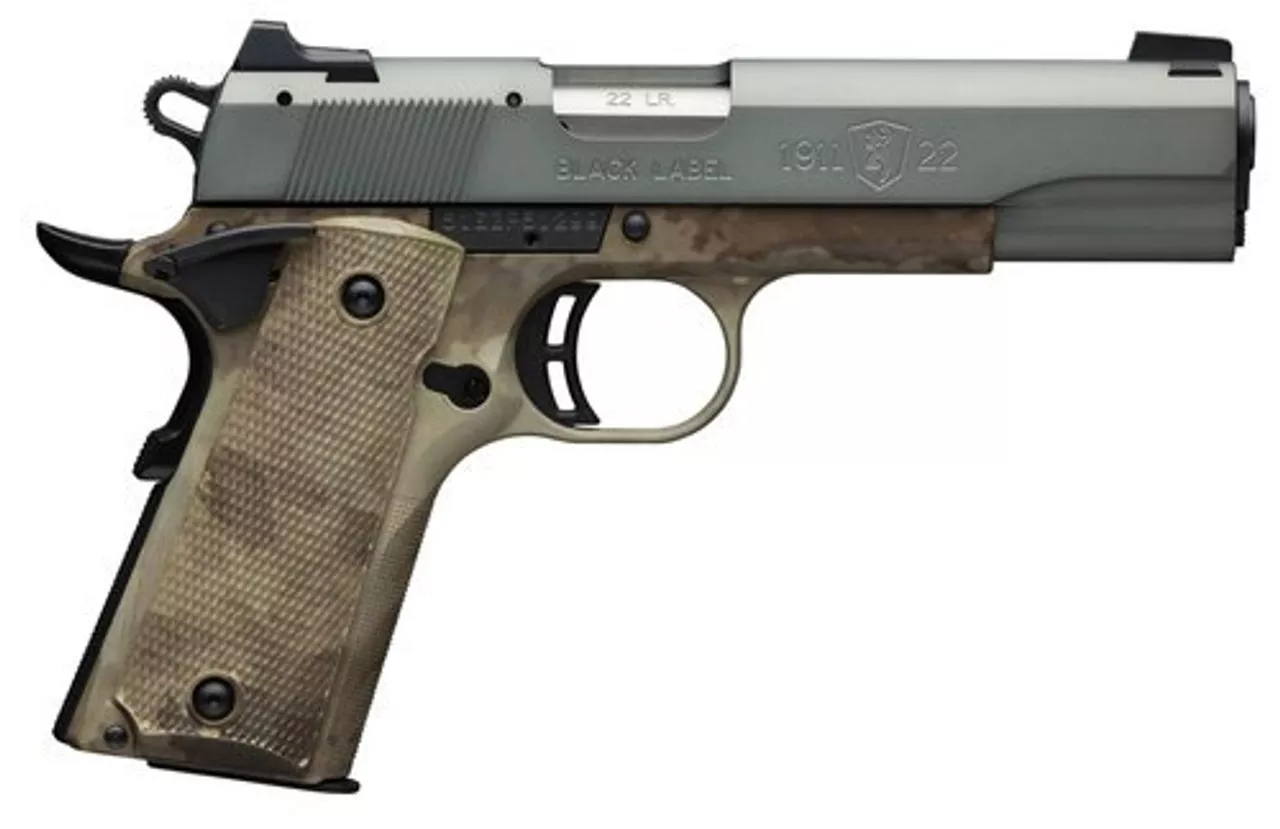 Browning 1911 Black Label, .22 LR, 3 5/8″ Barrel, 10rd, ATACS-AU