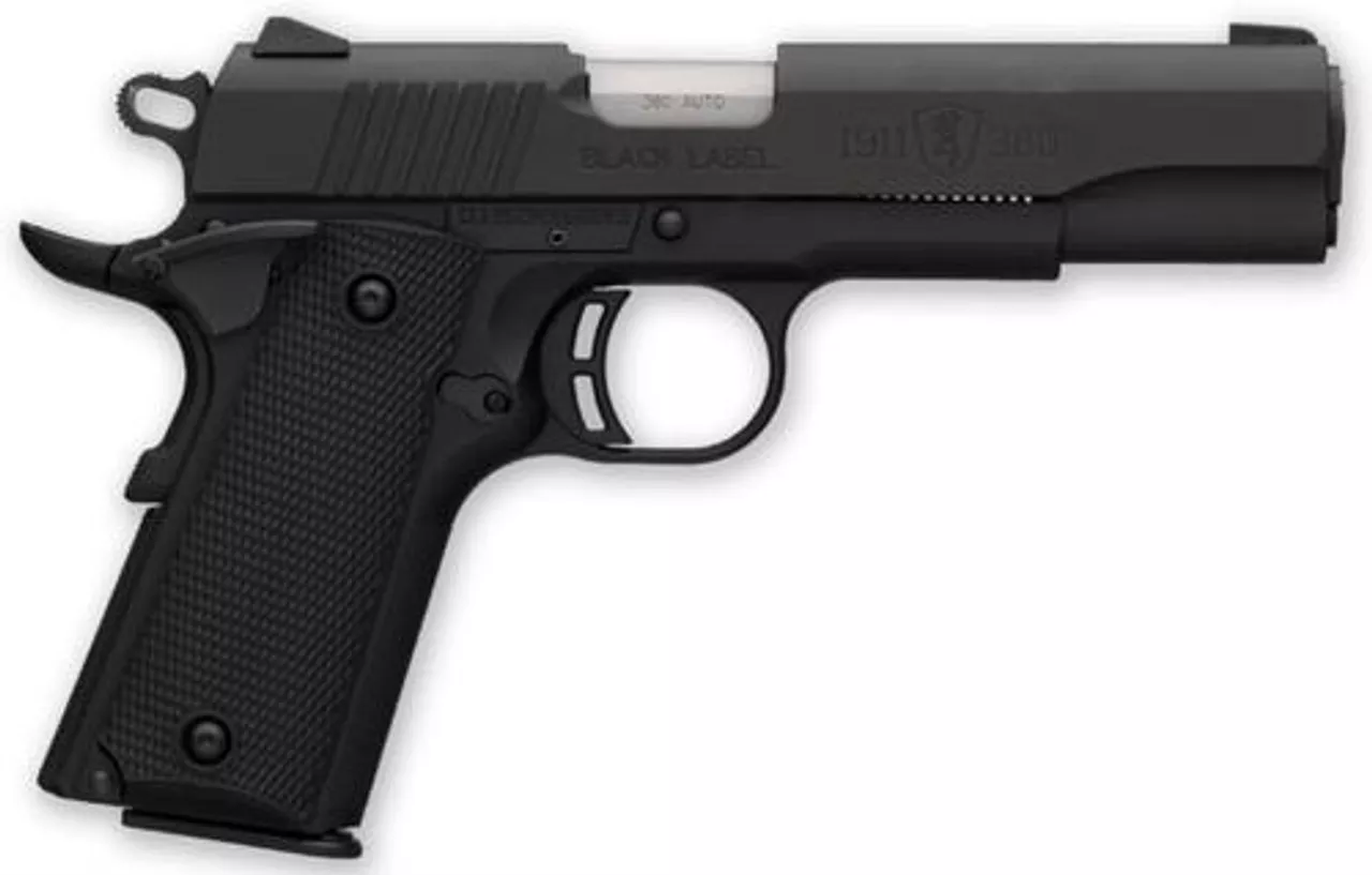Browning Black Label Pistol, .380 ACP, 4.25″, Composite Grips, Matte Black, 8rd
