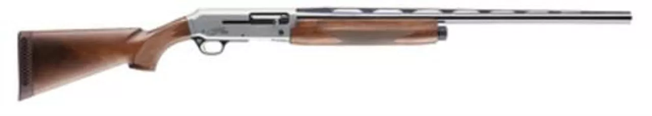Browning Silver Hunter 20 Gauge 28 Inch Lightweight Vent Rib Barrel Silver Finish 3 Inch Chamber Walnut Stock Satin Finish 4 Round