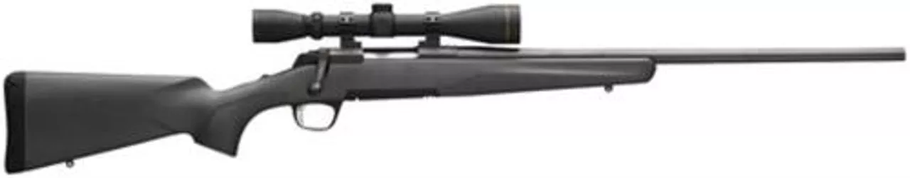 Browning X-Bolt Leupold Combo With ABS Case 7mm-08 Remington 22″ Sporter Contour Barrel Matte Blue Finish Composite Stock Matte Black Finish 4rd