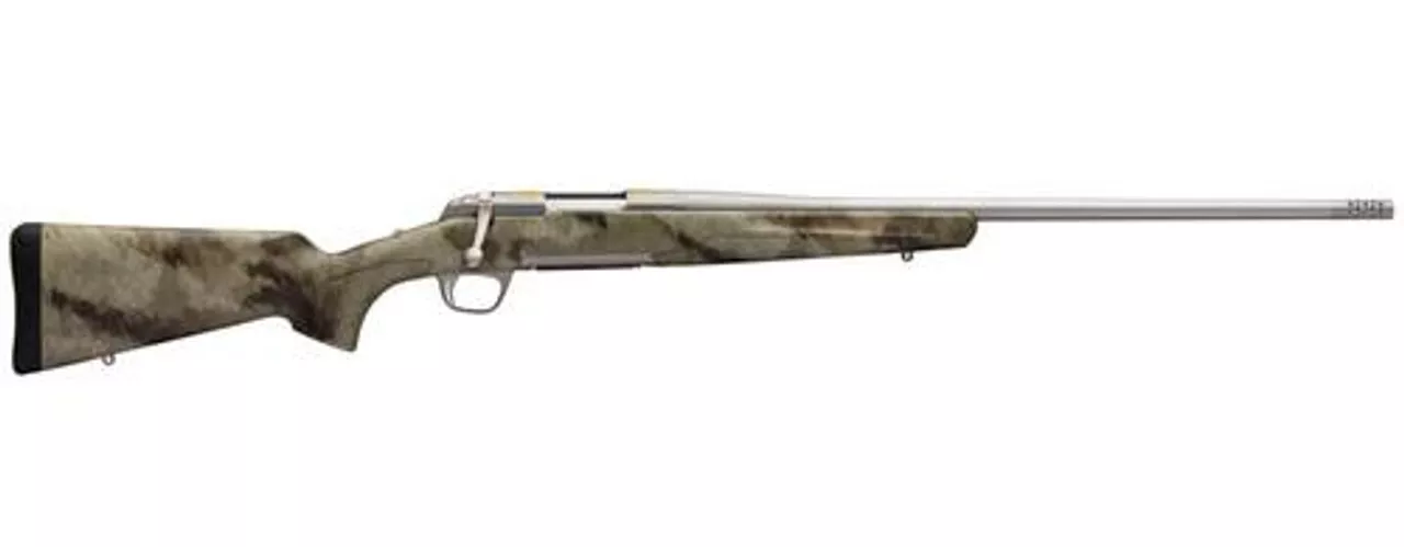 Browning X-Bolt West, .26 Nosler, 26″, 3rd, Synthetic A-TACS AU Stock, Stainless