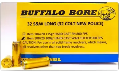 Buffalo Bore 454 Casull Ammo 300 Grain Semi-Jacketed Flat Point Box of 20