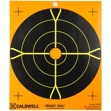 Caldwell 8" Bullseye Paper Targets 25PK