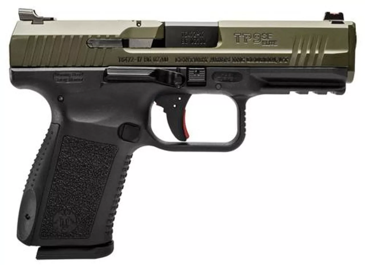 Canik TP9SF Elite, 9mm, 4.2″, 15rd, OD Green