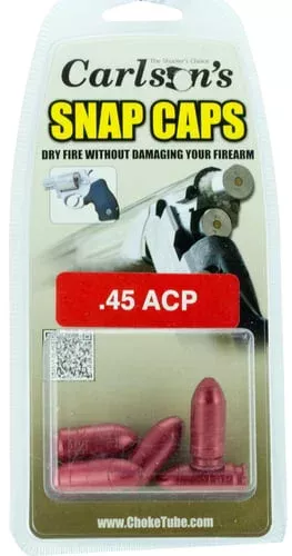 Carlsons Choke Tubes 00062 Snap Cap Pistol 45ACP 5Pack