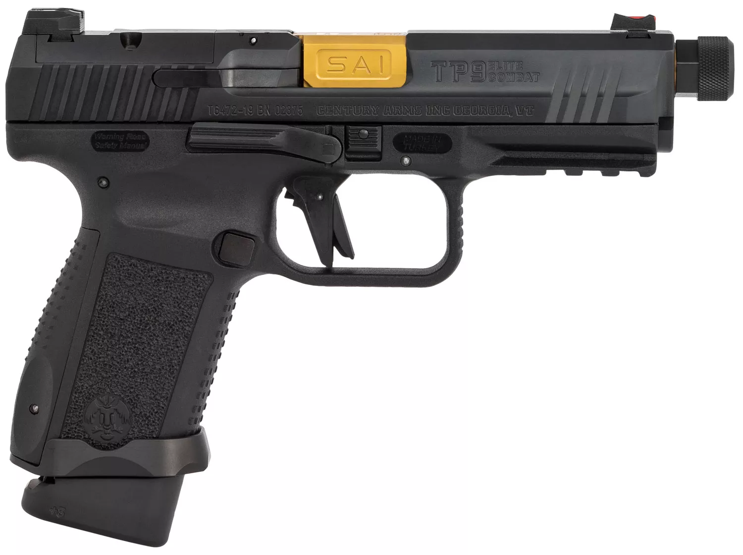 Century International Arms Canik TP9 Elite Combat Executive 9mm Pistol with Vortex Viper Red Dot
