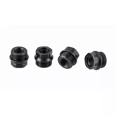 Challis 1911 Hex Drive Grip Bushing, Blue, Slim, 4 Pack