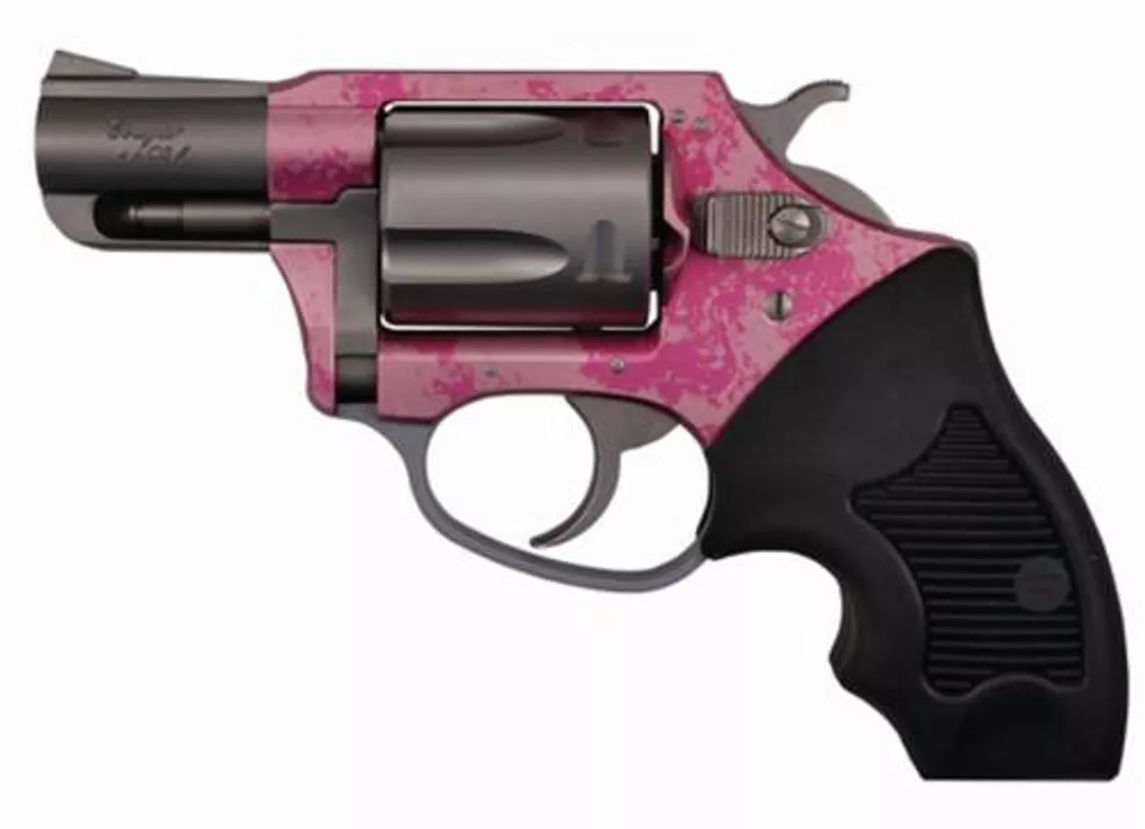 Charter Arms Pink Cougar .38 Special +P 2″ SS Barrel Pink Frame Compact Grip 5 Round