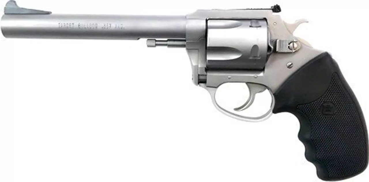 Charter Arms Target, .357 Mag, 6″ Barrel, 5rd, Stainless