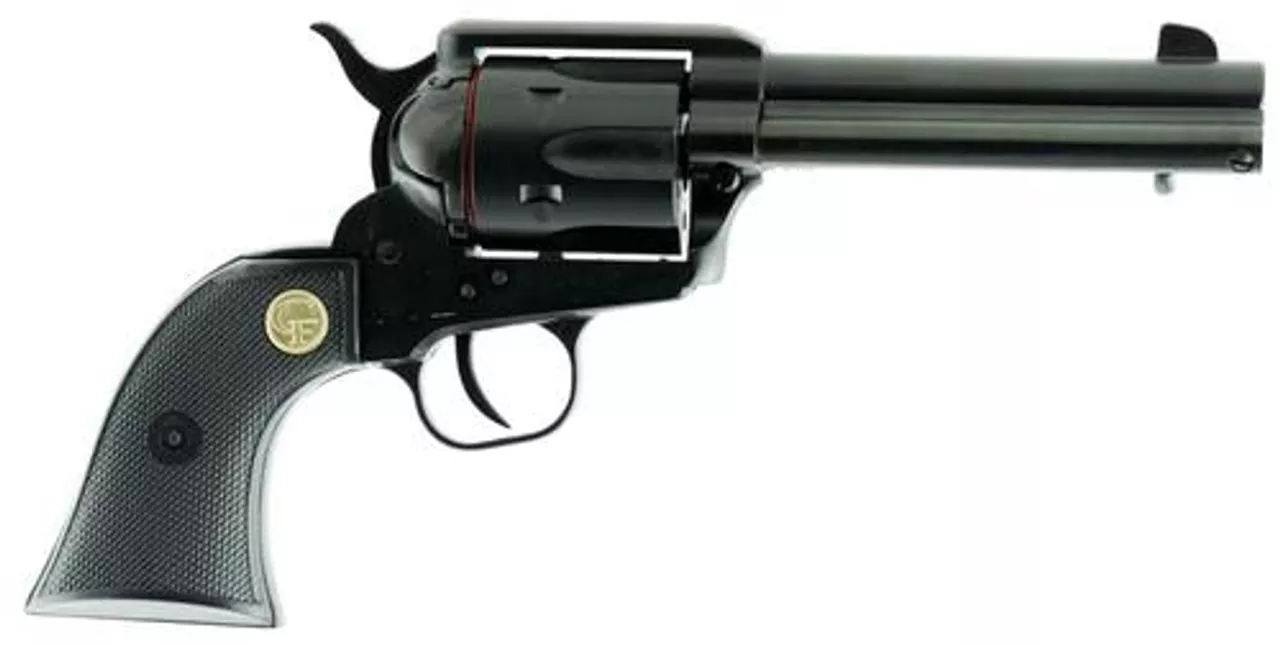 Chiappa Firearms 1873 SAA, .17 HMR, 4.75″, 6rd, Black