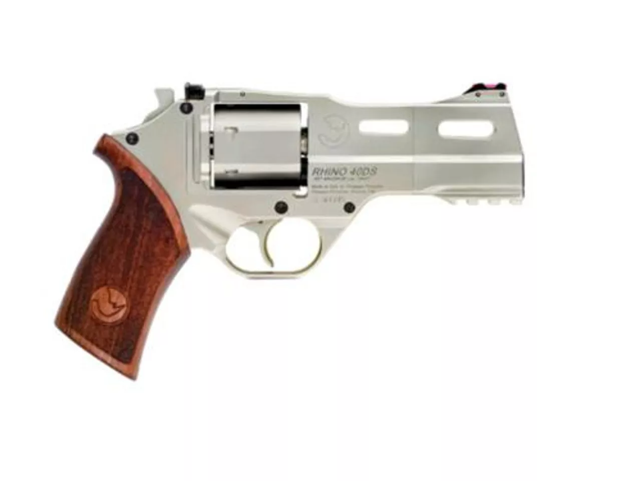 Chiappa Rhino 40DS 357 Mag, 4″, Hard Chrome, Adjustable Sights, 6rd