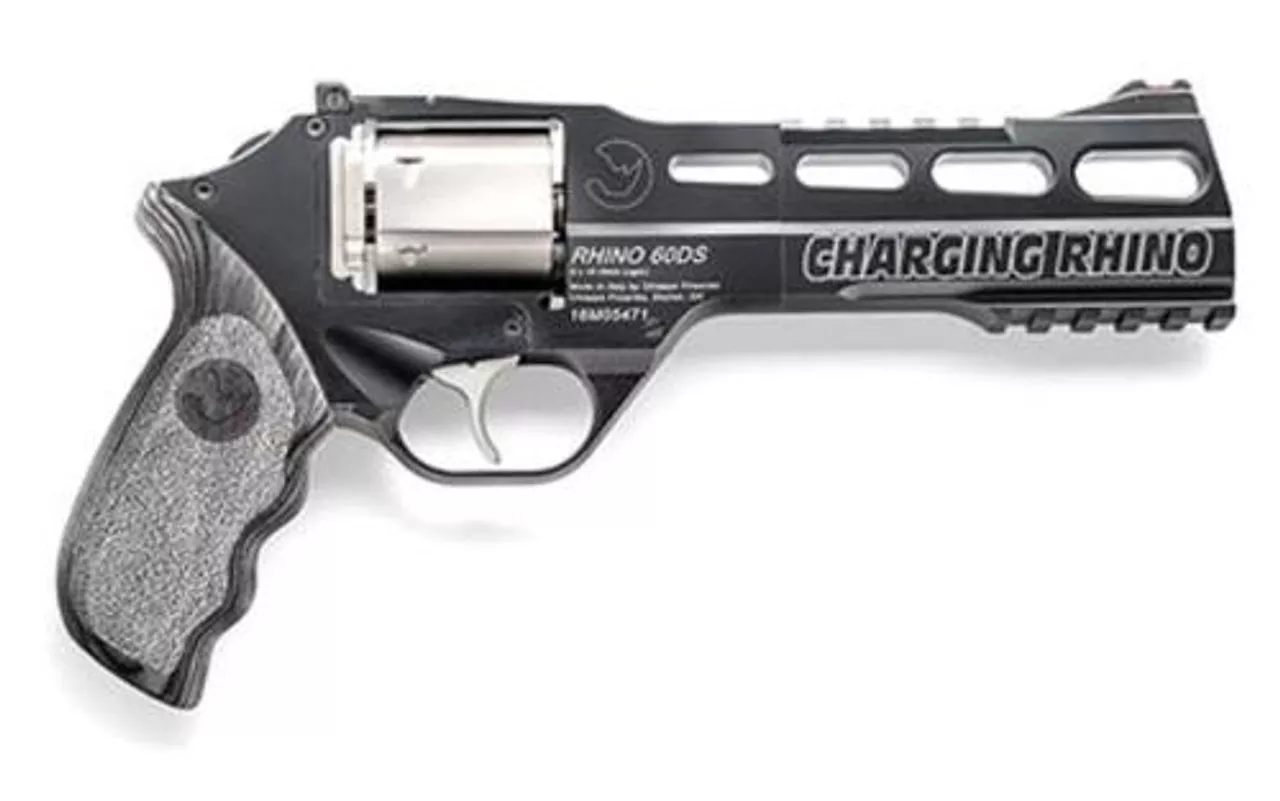 Chiappa Rhino 60DS SAR 9mm, 6″ Barrel, 6rd, Black