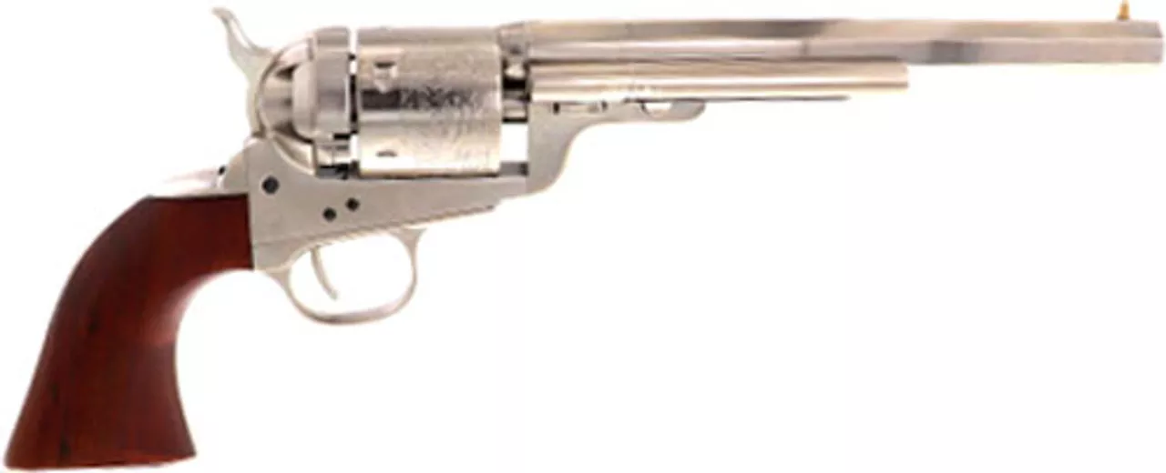 Cimarron Richards-Mason 1851 Conv 7 1/2″ .38 SPL Nickel 38 Special