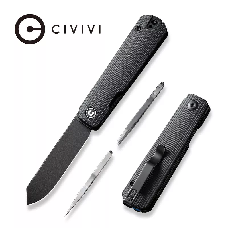 CIVIVI Sendy Flipper Knife / Multitool Wood Handle (2.83″ Nitro-V Blade) C21004B-2 – Weapons Galore