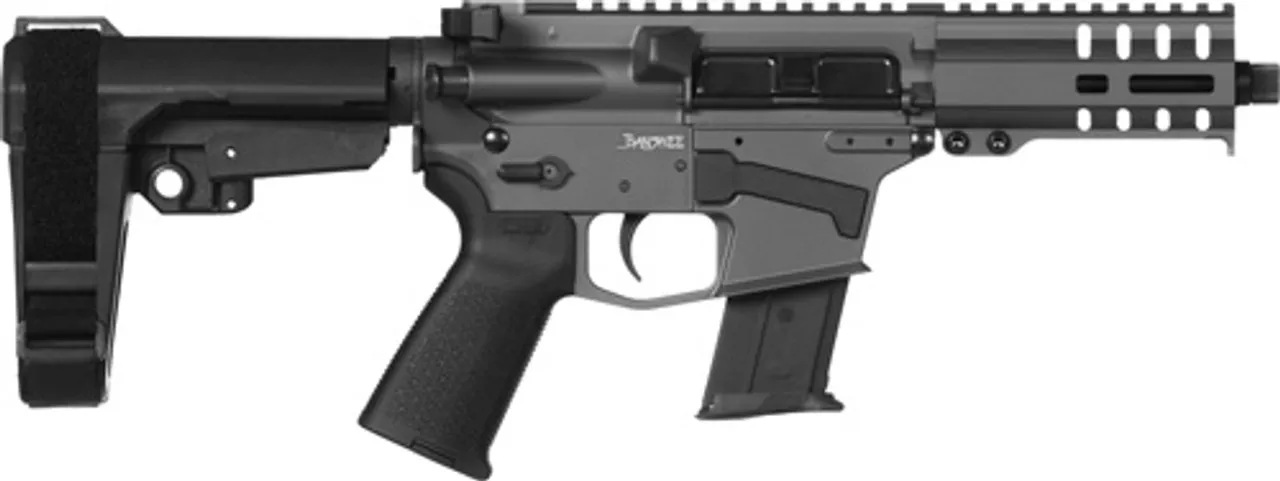 CMMG Banshee 300 Mk57 5.7x28mm, 5″ Barrel, RipBrace, Sniper Grey, 20rd