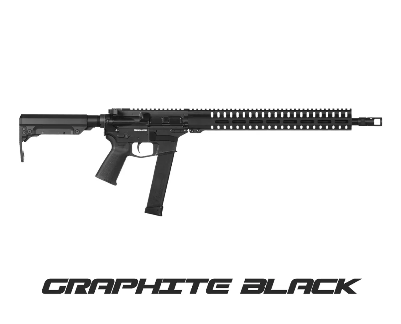 CMMG Resolute 300 MKG 45 ACP 16.1″ Barrel, 6-Position Black Stock, 13rd