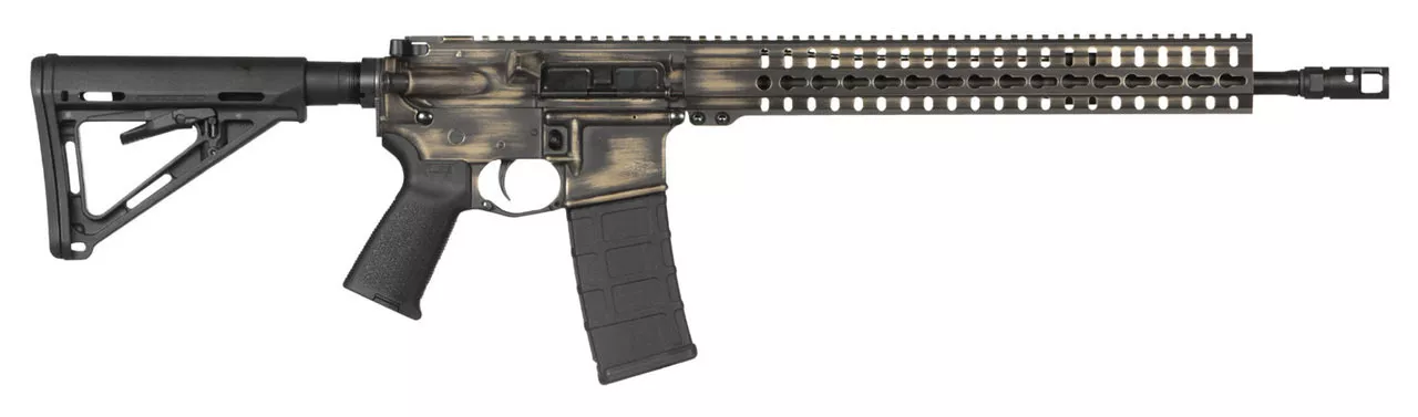 CMMG RKM14 AR-15 556/223 Battle Worn Cerakote Finish 16″ Barrel 30rd Mag
