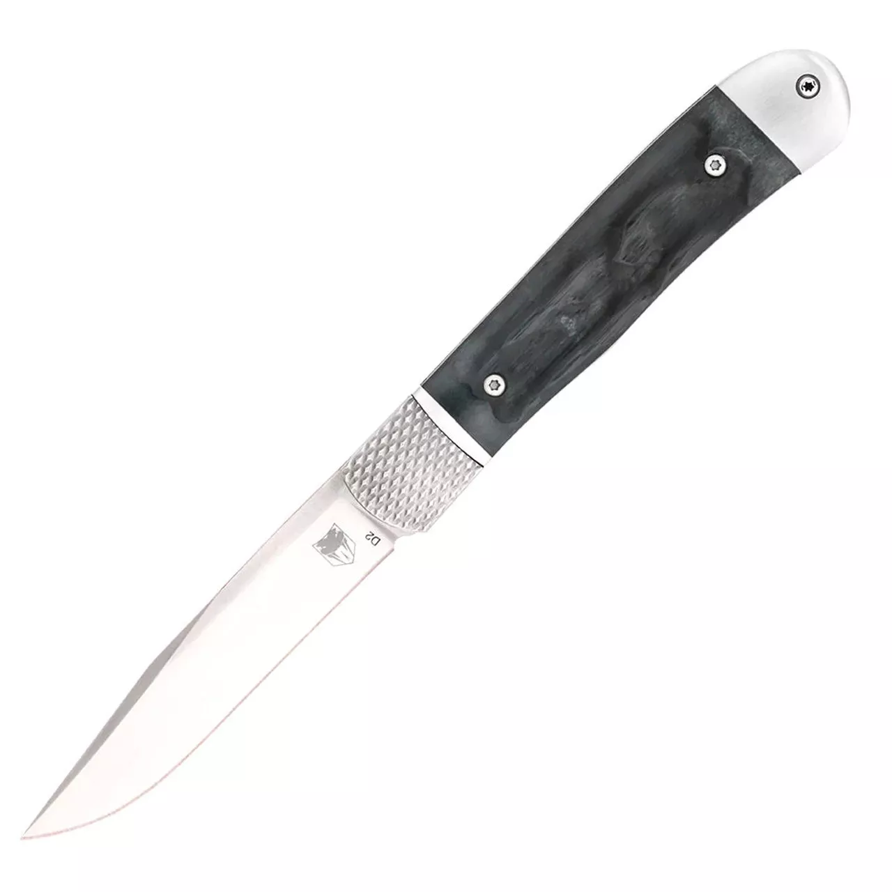 Cobratech Trapper Hidden Release 3.1″ Satin D2 Blade Black