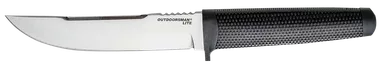 Cold Steel CS20PHZ Outdoorsman Lite Fixed Blade Knife 6" Plain 4116 Krupp SS Blade Black Polypropylene/Kraton Handle