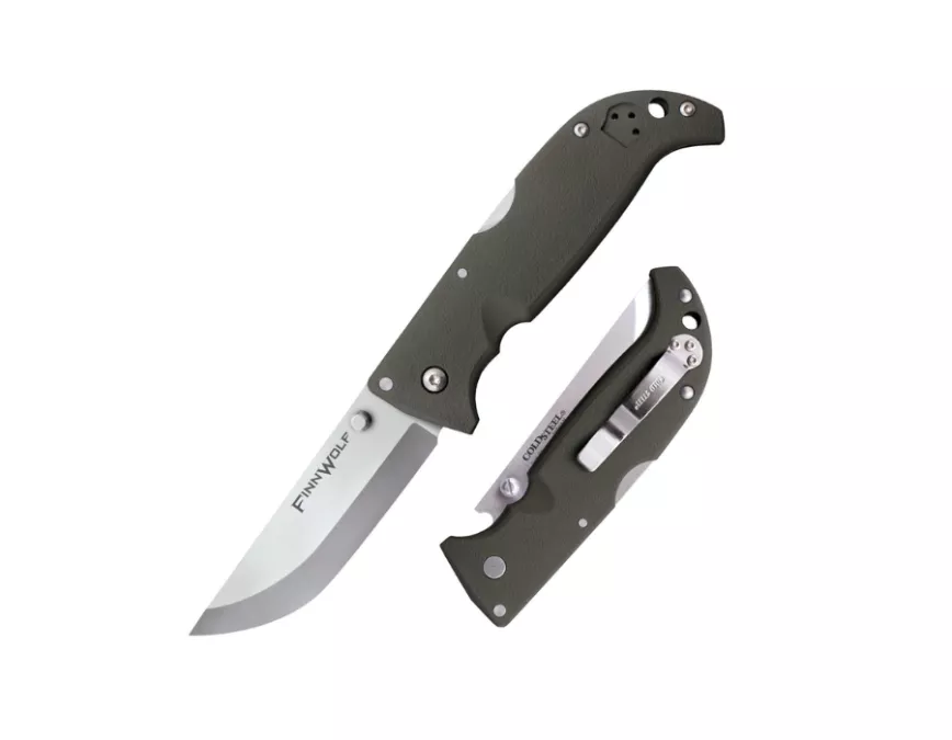 Cold Steel Finn Wolf – Od Green, Ambidextrous, Manual