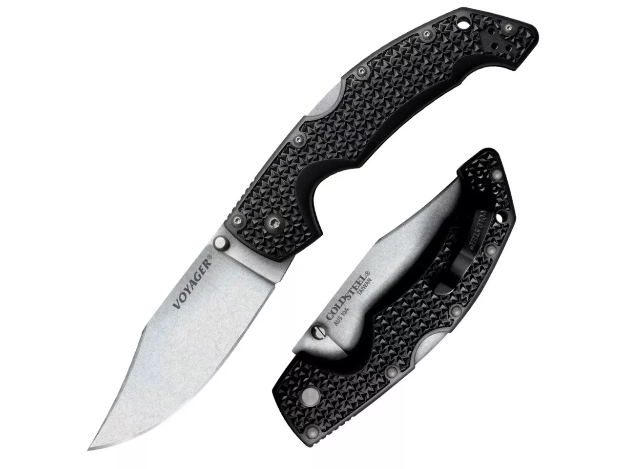 Cold Steel Voyager Large Clip Point – Plain Edge (AUS10A)