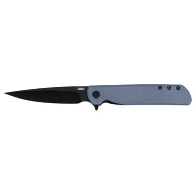 Columbia River Knife & Tool LCK+ Folding Knife 3.38 Inch Gray/Black