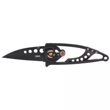 Columbia River Knife & Tool Snap Lock Pocket Knife 2.55" High Carbon Stainless Steel Blade Black