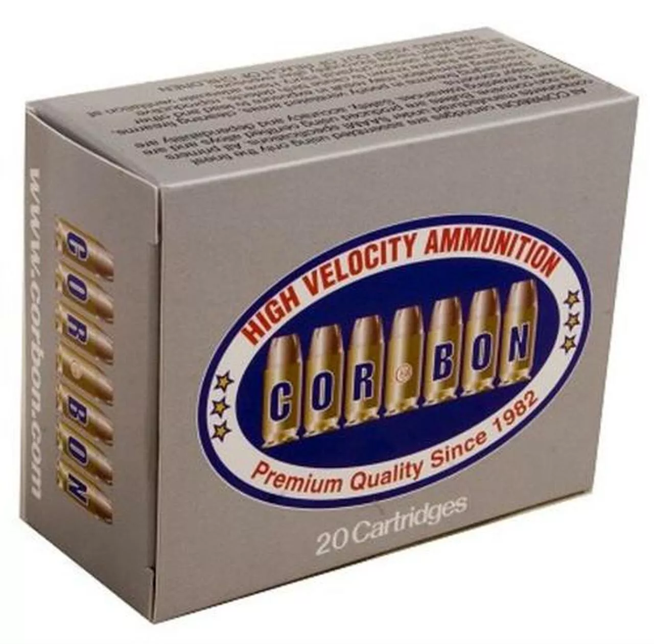 Cor-Bon Self Defense .38 Super +P 115 Gr, Jacketed Hollow Point, 20rd Box