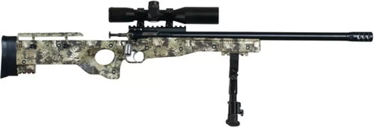 Crickett CPR Complete Package 22LR, 16.125″ Barrel, Adjustable Kryptec Camo Stock, Blued