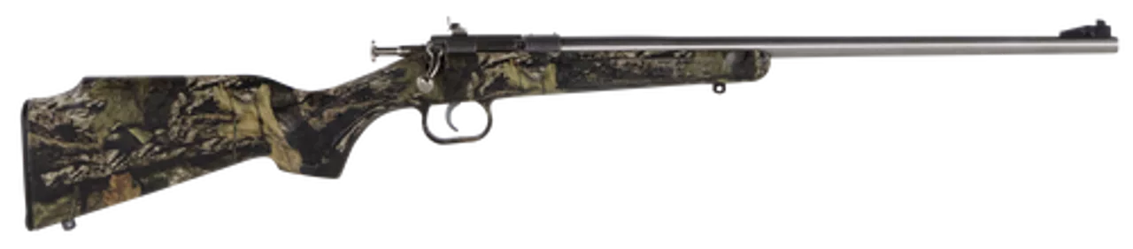 Crickett Single Shot Synthetic 22 WMR, Mossy Oak Break Up, Stainless Barrel, 1rd