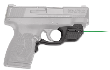 Crimson Trace Laserguard Laser Sight S&W M&P Shield 45 Green Laser Polymer Black