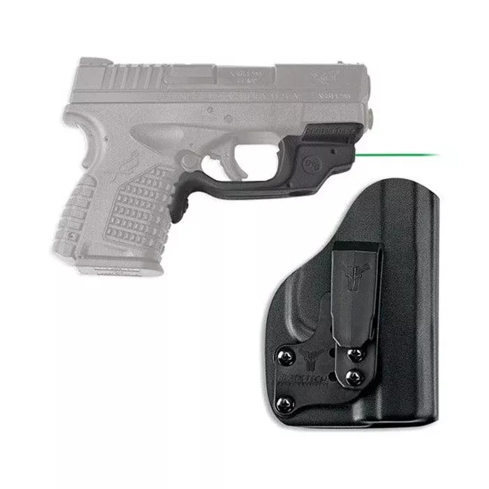 Crimson Trace Laserguard W/Bladetech IWB Holster – Springfield Armory XDS – Green