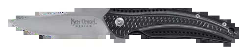 CRKT K415KXP Ripple 3.13″ Folding Modified Drop Point Plain Satin 8Cr14MoV SS Blade/Black Aluminum Handle Includes Pocket Clip